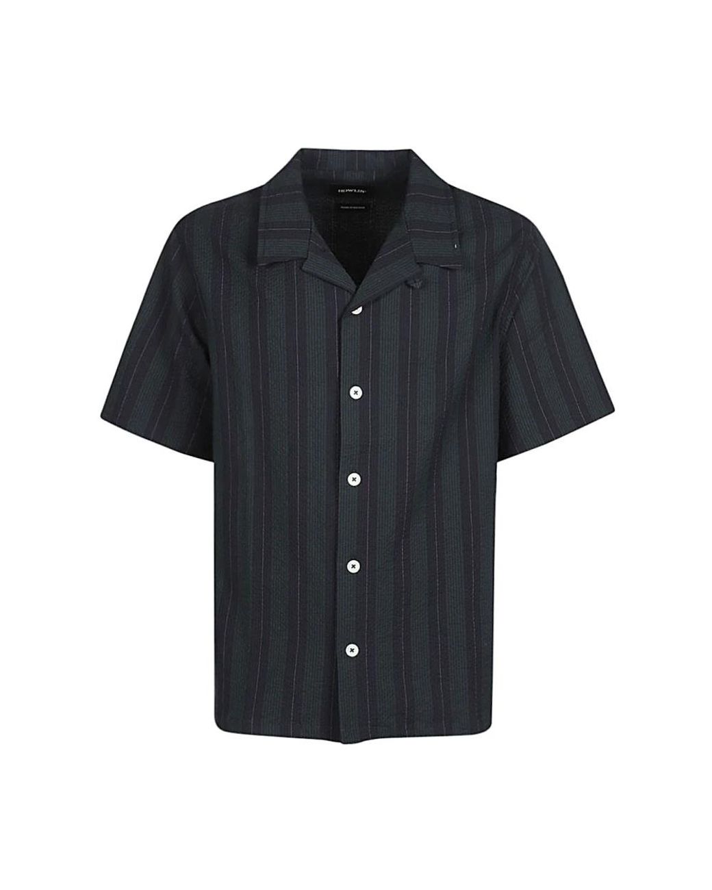 Howlin' By Morrison Black Short Sleeve Shirts for men