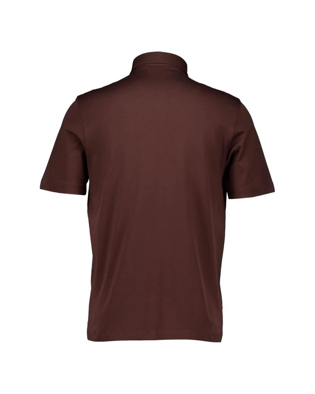 Gran Sasso Brown Polo Shirts for men