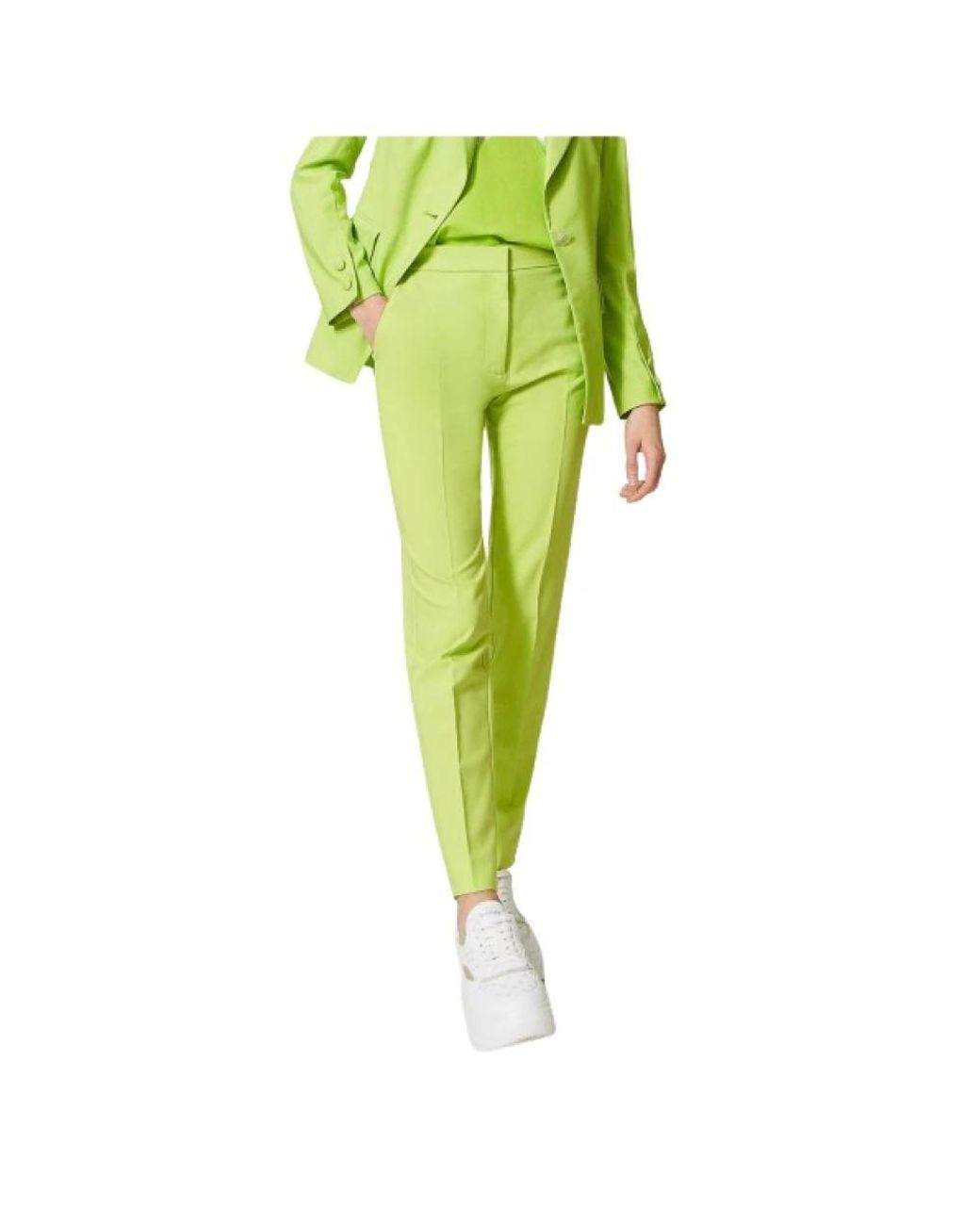 Twinset Green Tapered Trousers