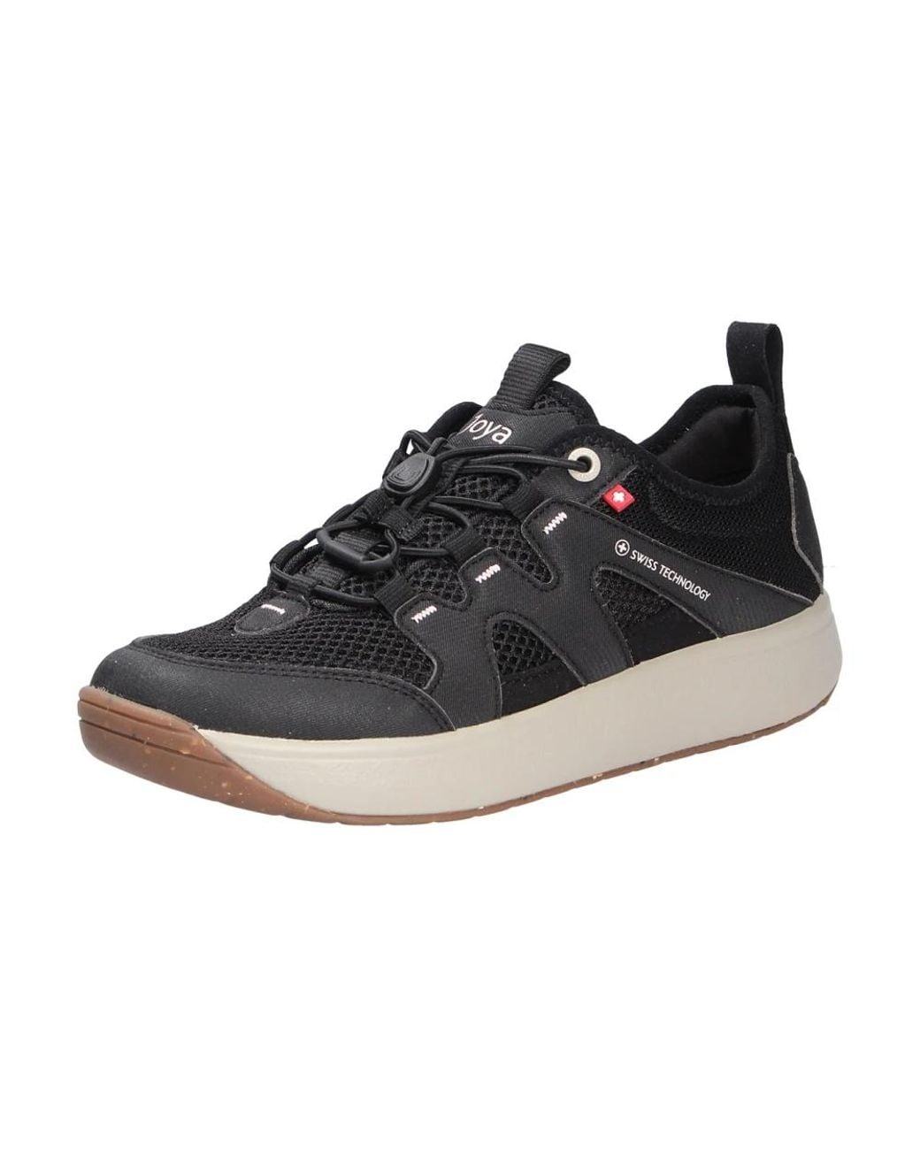 Joya Black Schwarzer Marbella Schnürschuh