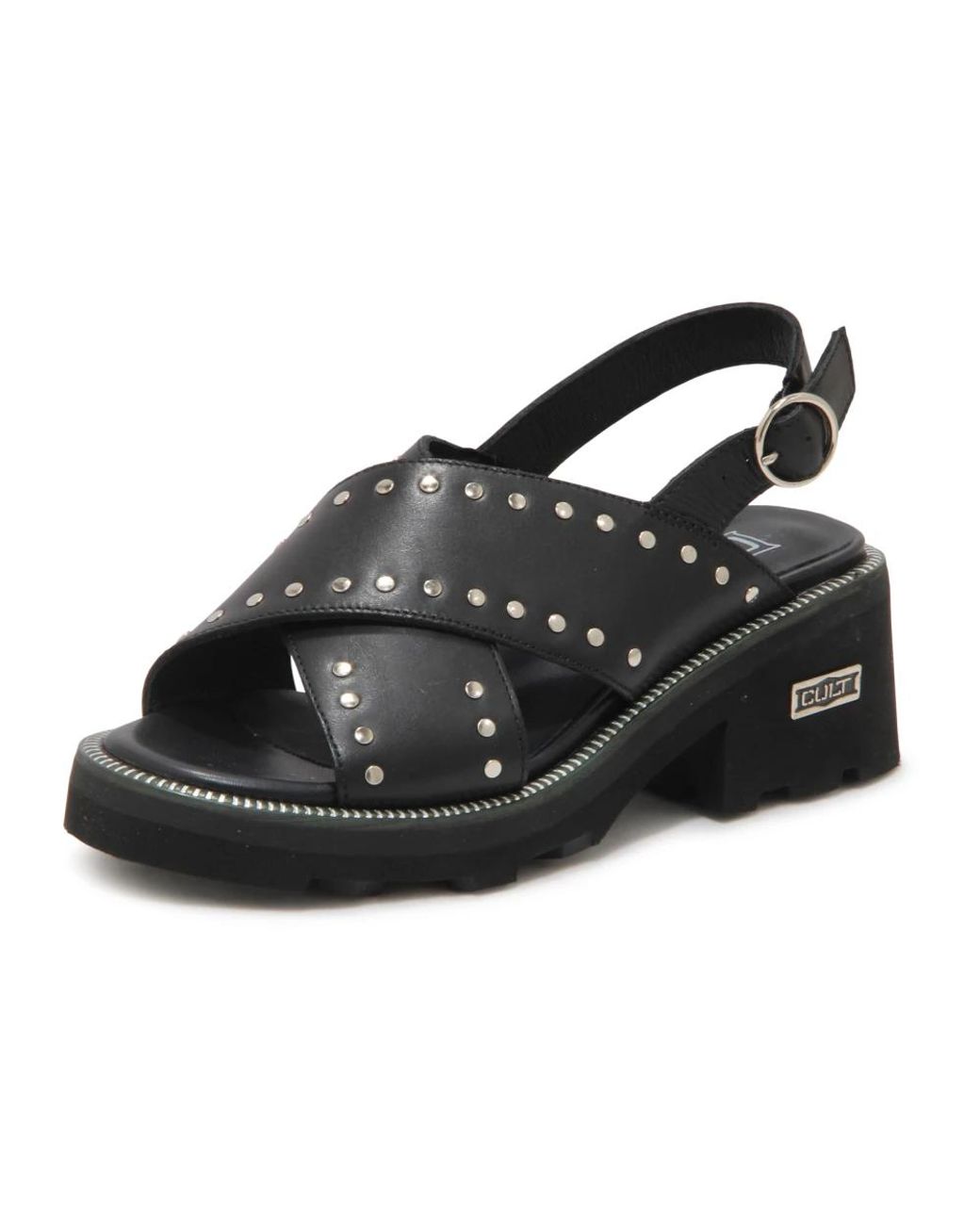Cult Black High Heel Sandals