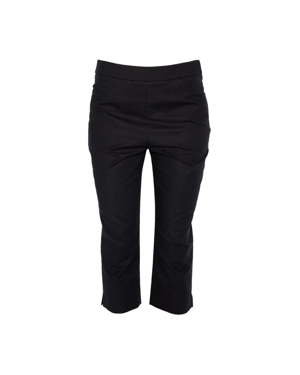 Moschino Black Cropped Trousers