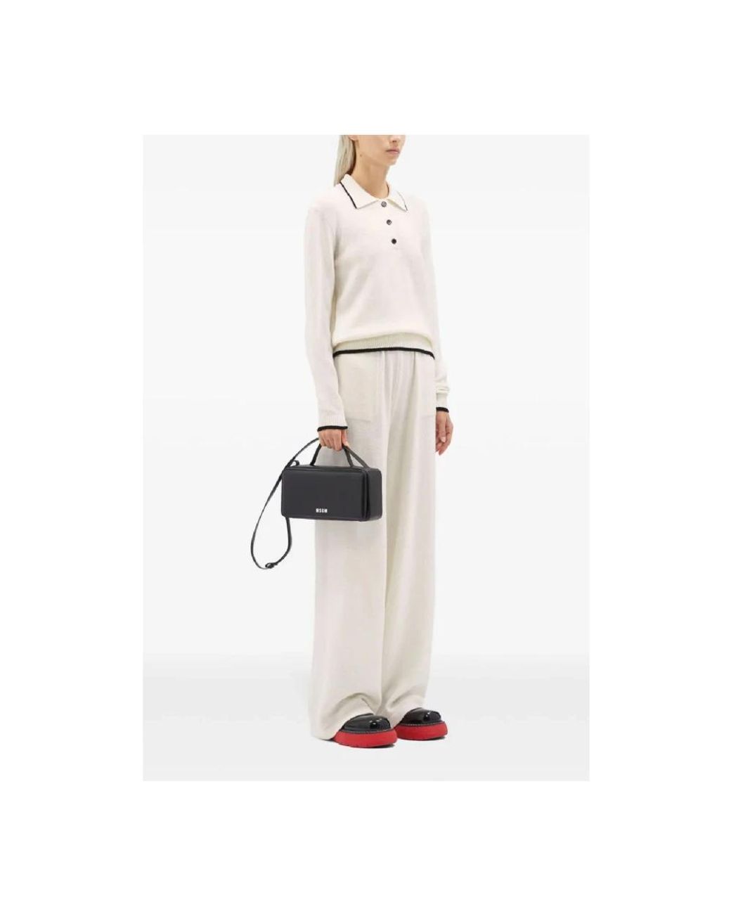 Wide Trousers MSGM en coloris White