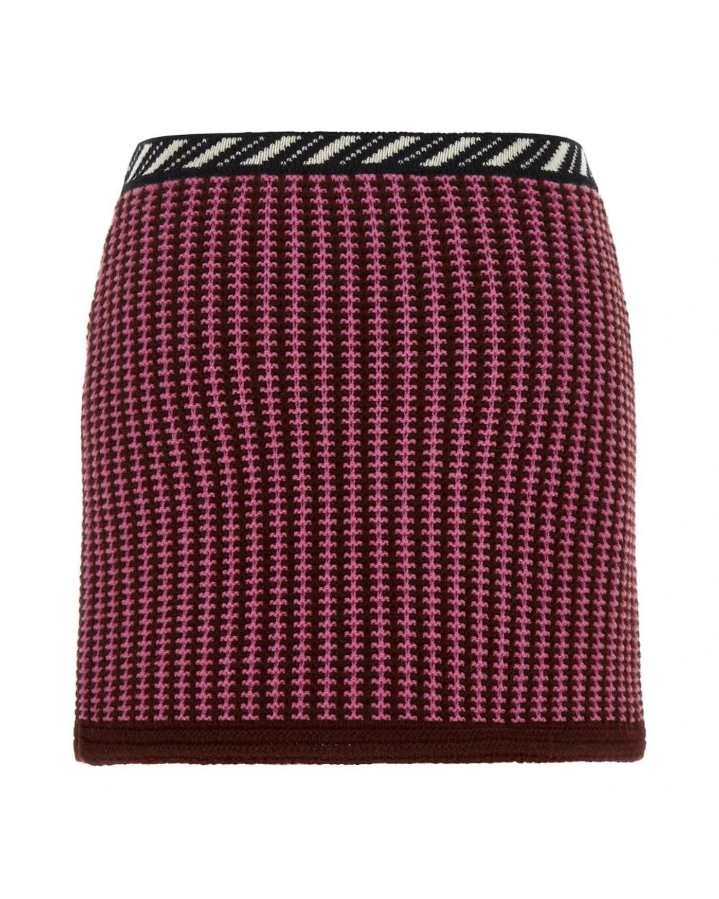 Versace Red Short Skirts