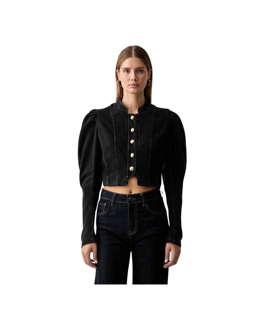 Twinset Black Denim Jackets