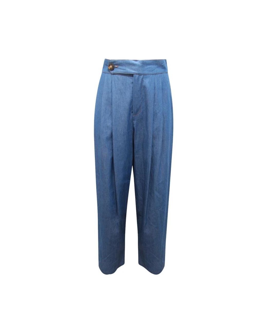 EMMA & GAIA Blue Loose Fit Jeans