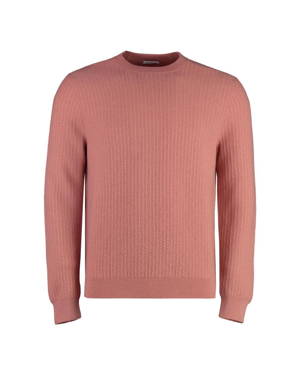 Malo Pink Round-Neck Knitwear for men