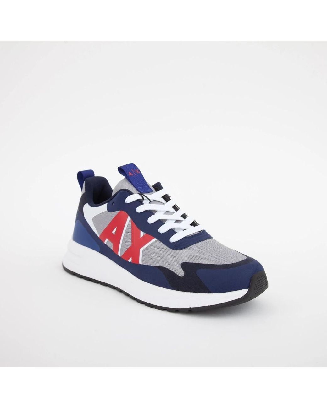ARMANI EXCHANGE Blue Sneakers for men
