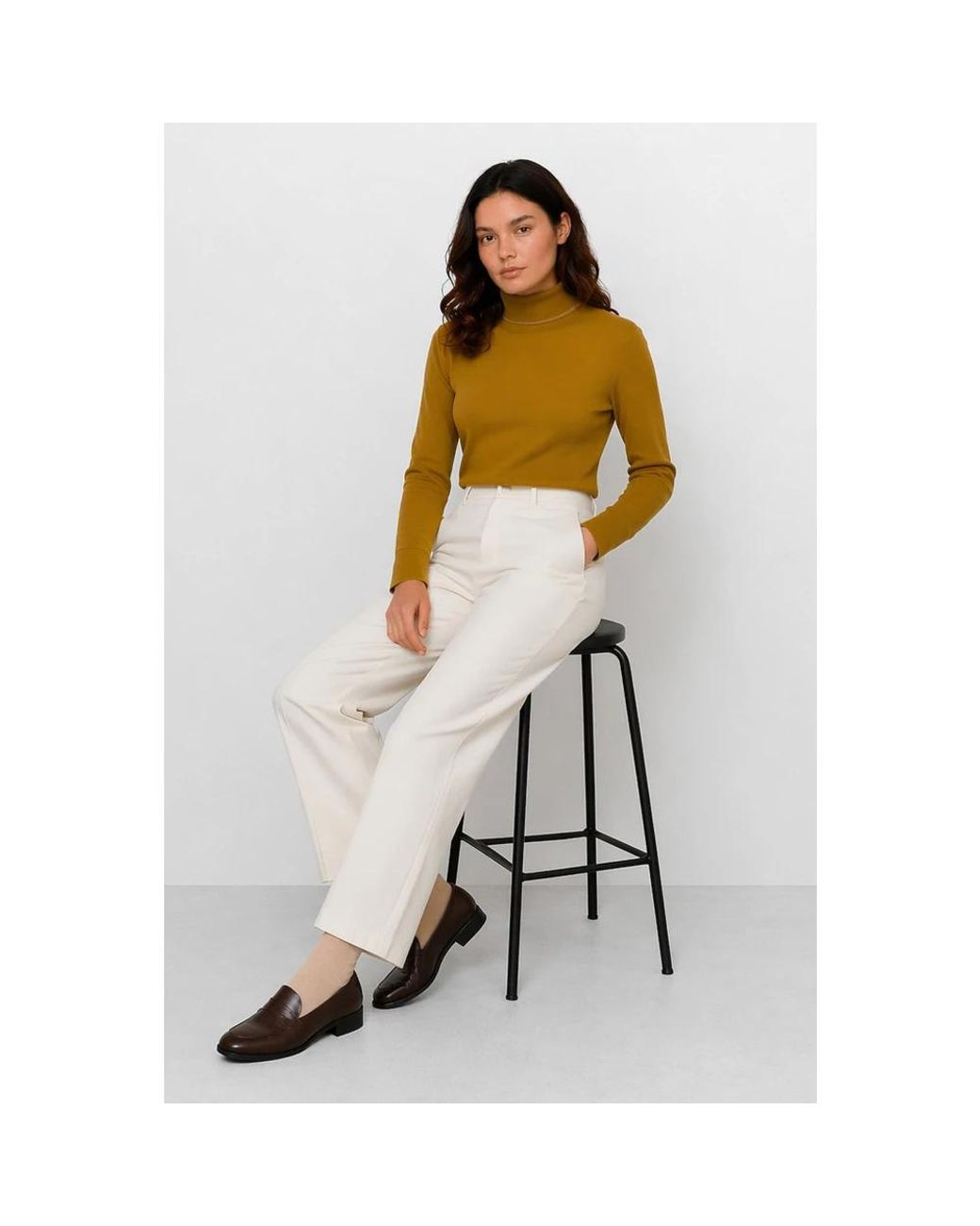 Kocca White Wide Trousers