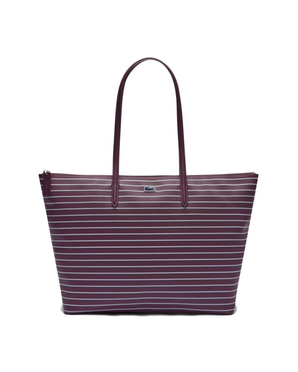 Lacoste Purple Shopping Bags