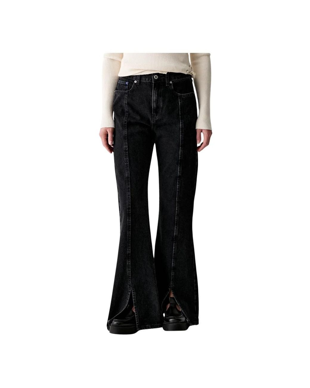 Karl Lagerfeld Flared Jeans in het Black