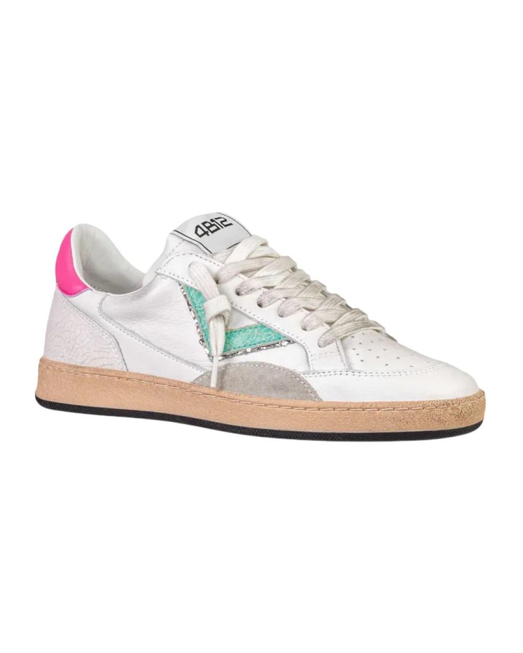 4b12 White Sneakers