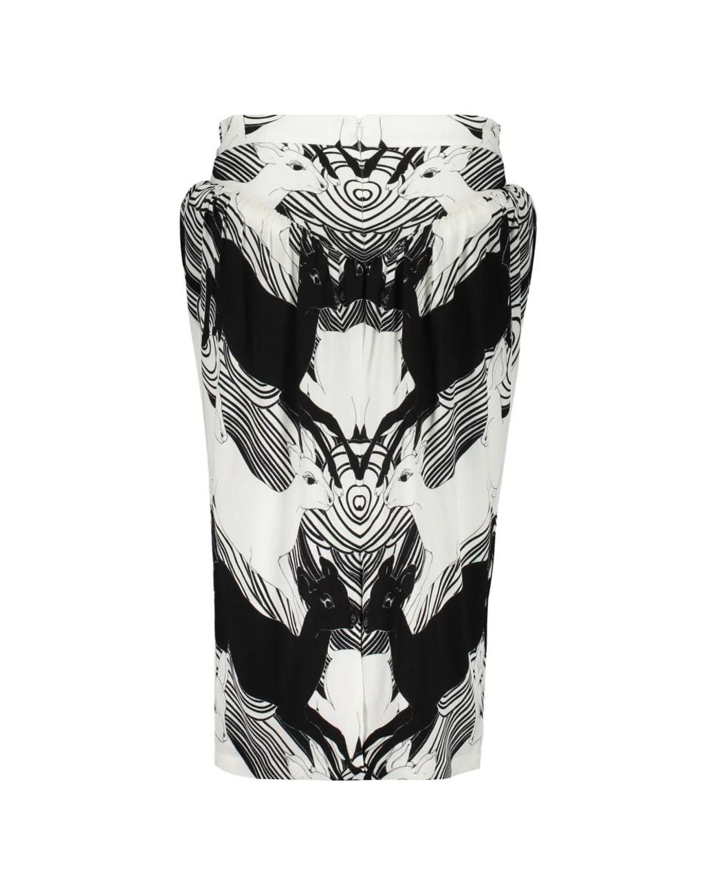 Burberry Metallic Midi Skirts