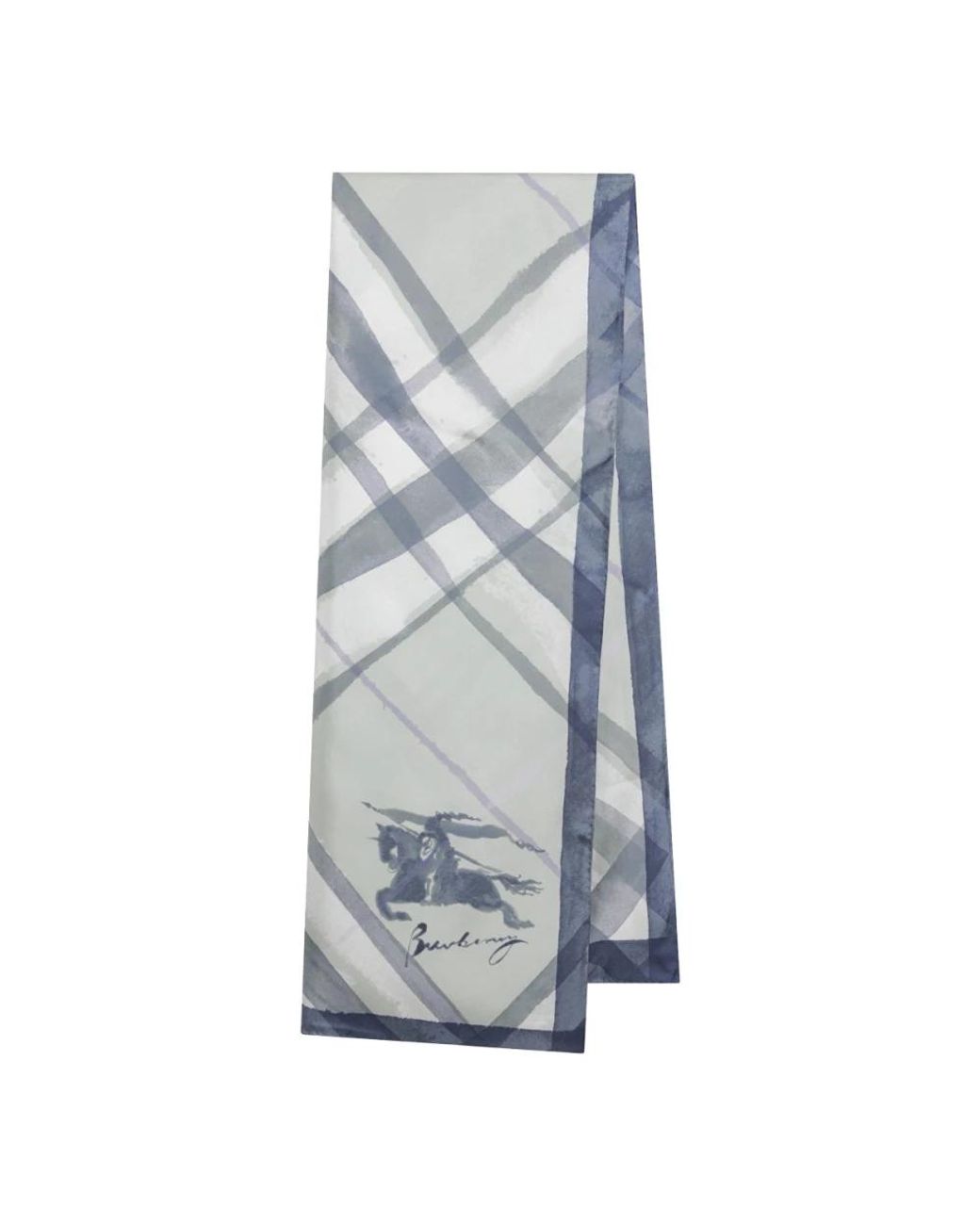 Burberry Blue Silk Scarves