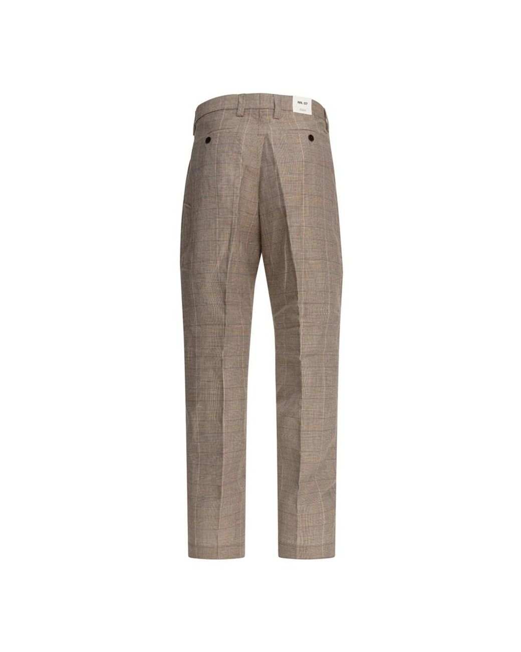 NN07 Gray Suit Trousers for men