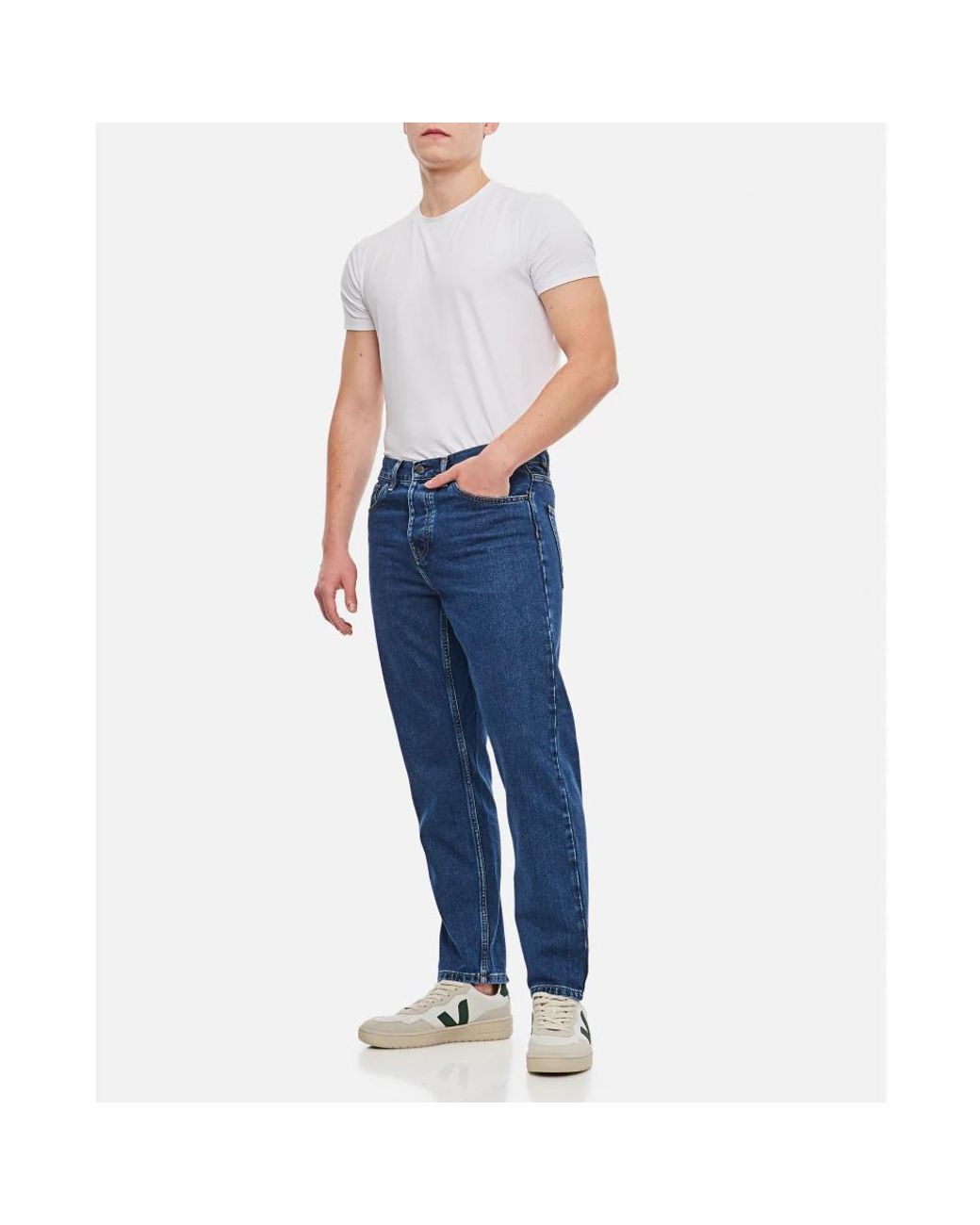 Carhartt Blue Slim Fit Jeans for men