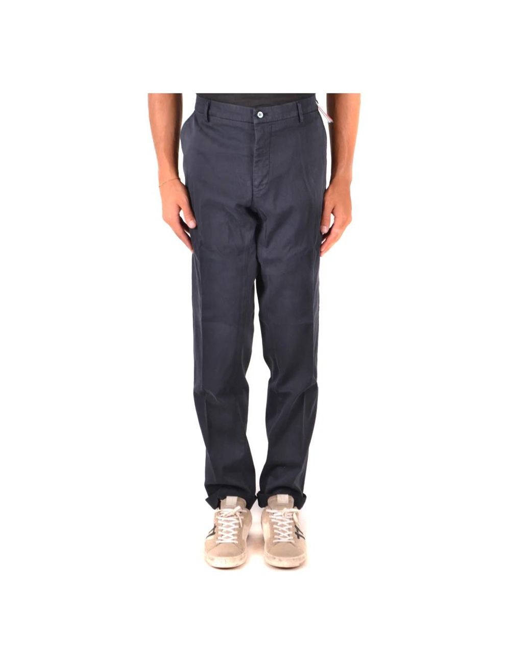 Mason's Blue Slim-Fit Trousers for men