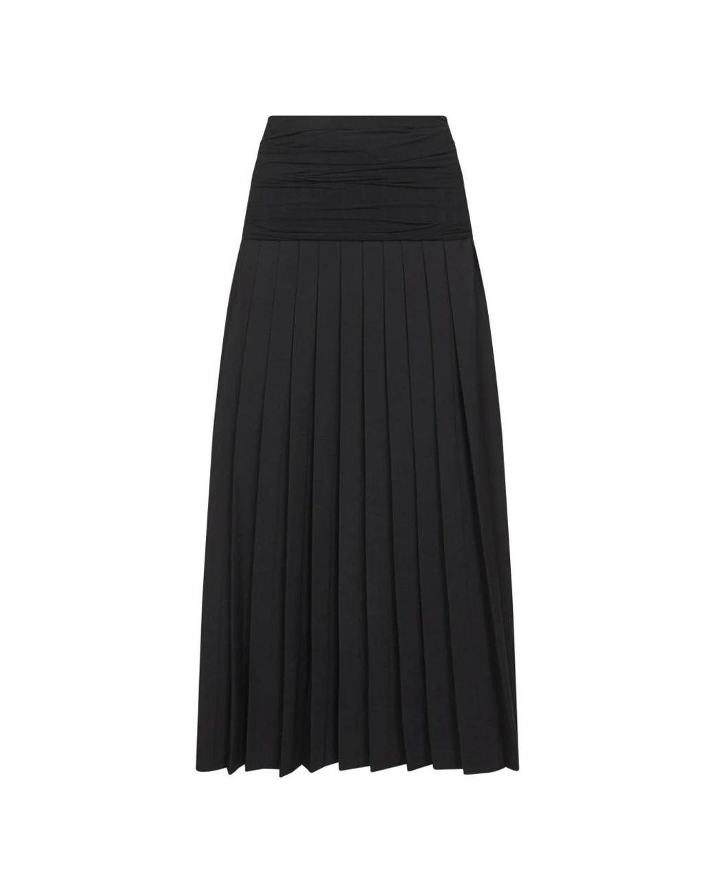 MM6 by Maison Margiela Black Midi Skirts