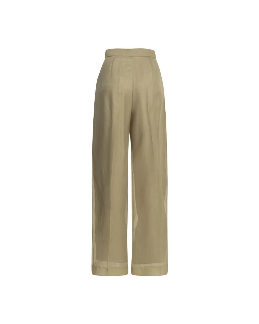 Max Mara Green Wide Trousers