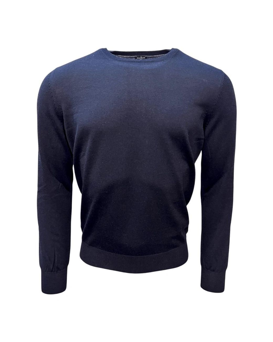 Gran Sasso Blue Round-Neck Knitwear for men