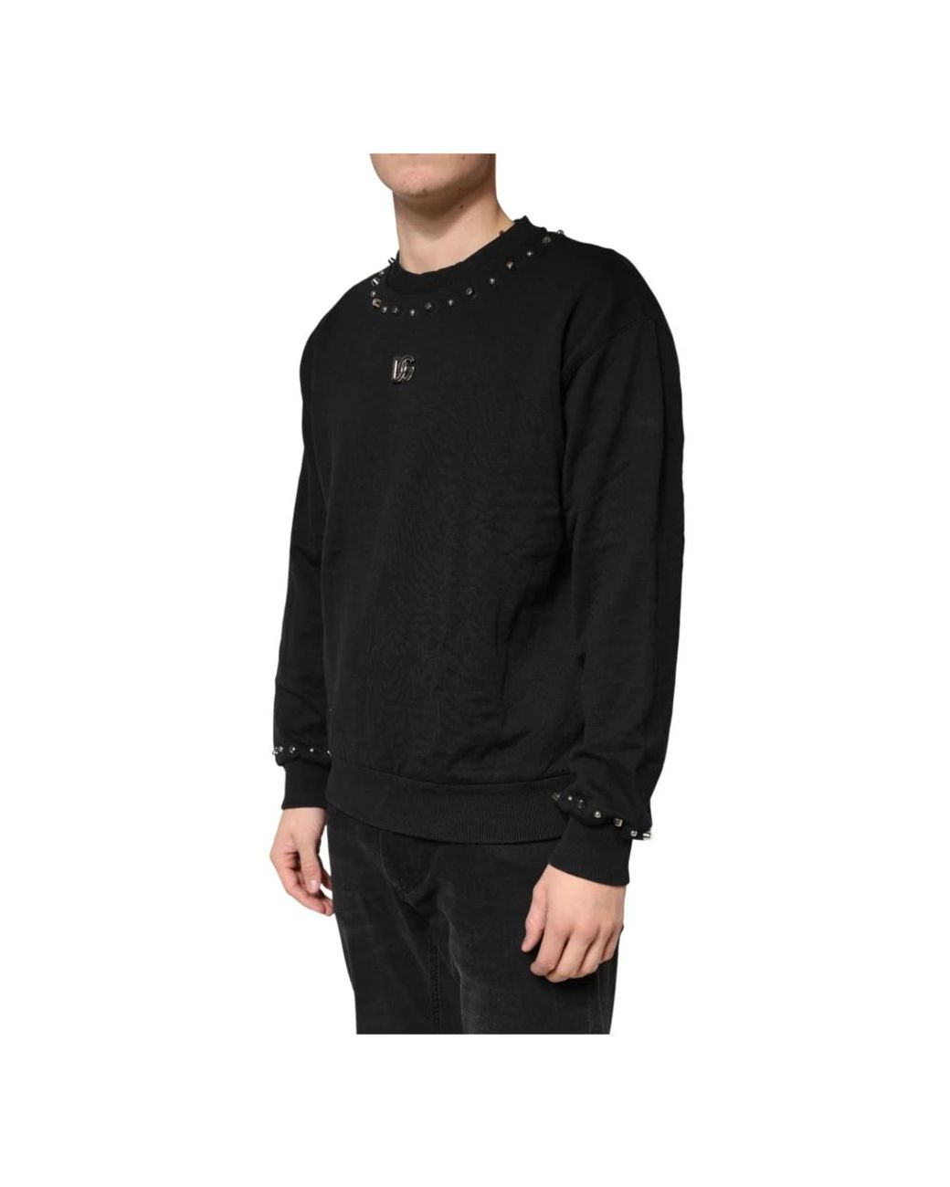 Dolce & Gabbana Black Sweatshirts for men