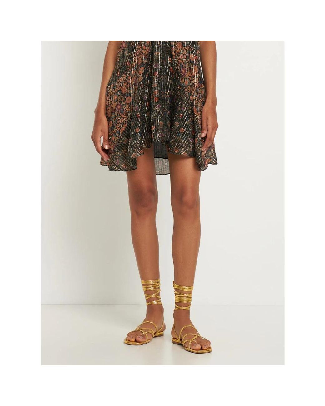 Flat Sandals Michael Kors en coloris Metallic