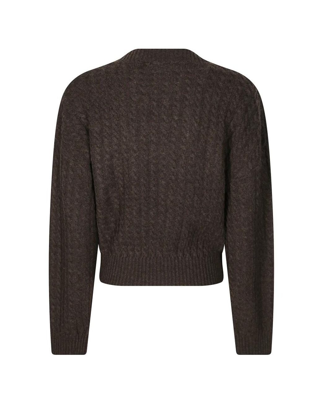 ROTATE BIRGER CHRISTENSEN Gray V-Neck Knitwear