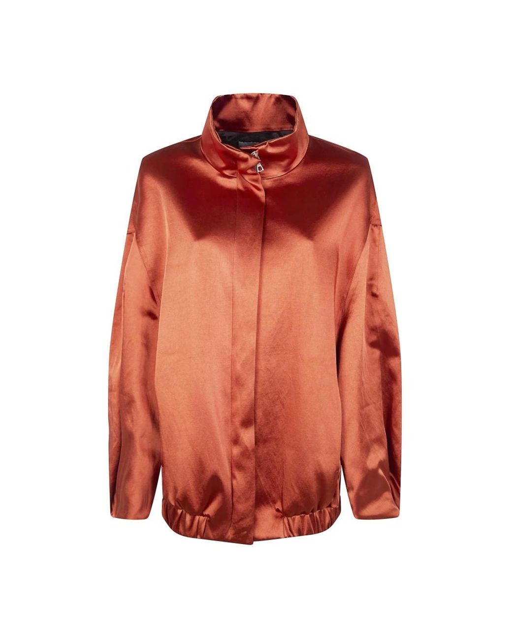 Dries Van Noten Orange Bomber Jackets