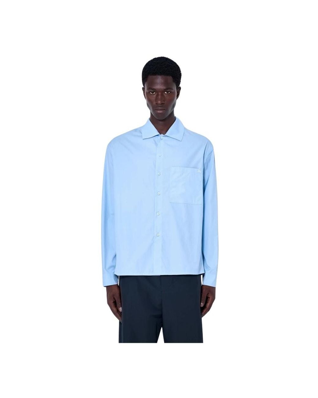 Jil Sander Blue Casual Shirts for men