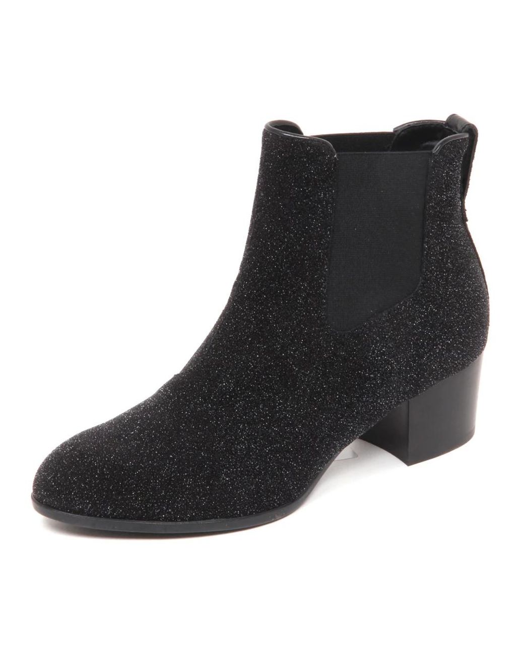 Hogan Black Heeled Boots