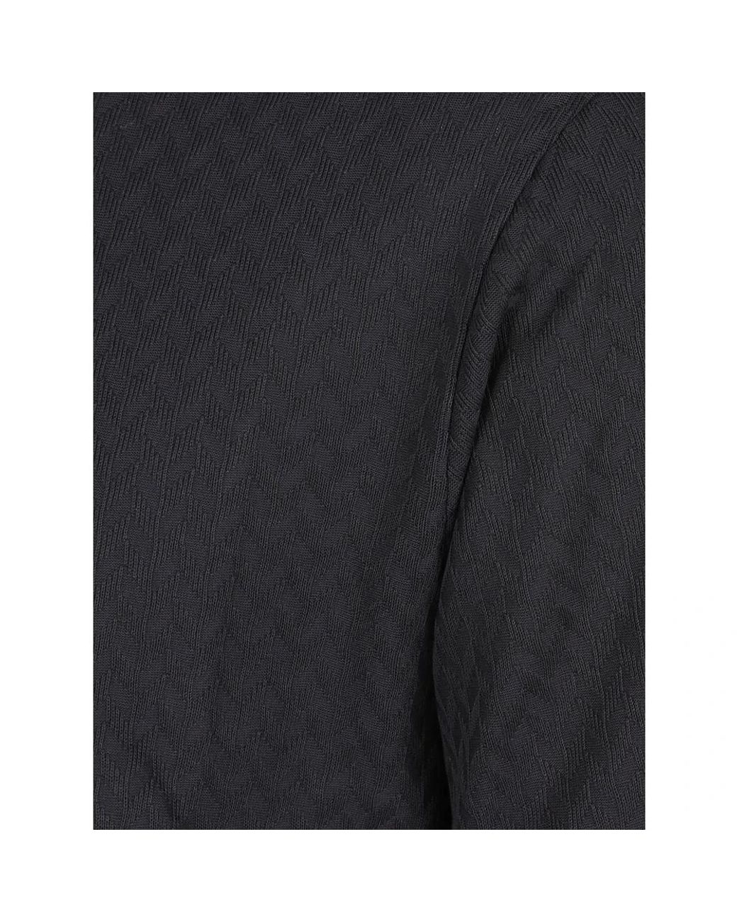 Emporio Armani Black Polo Shirts for men