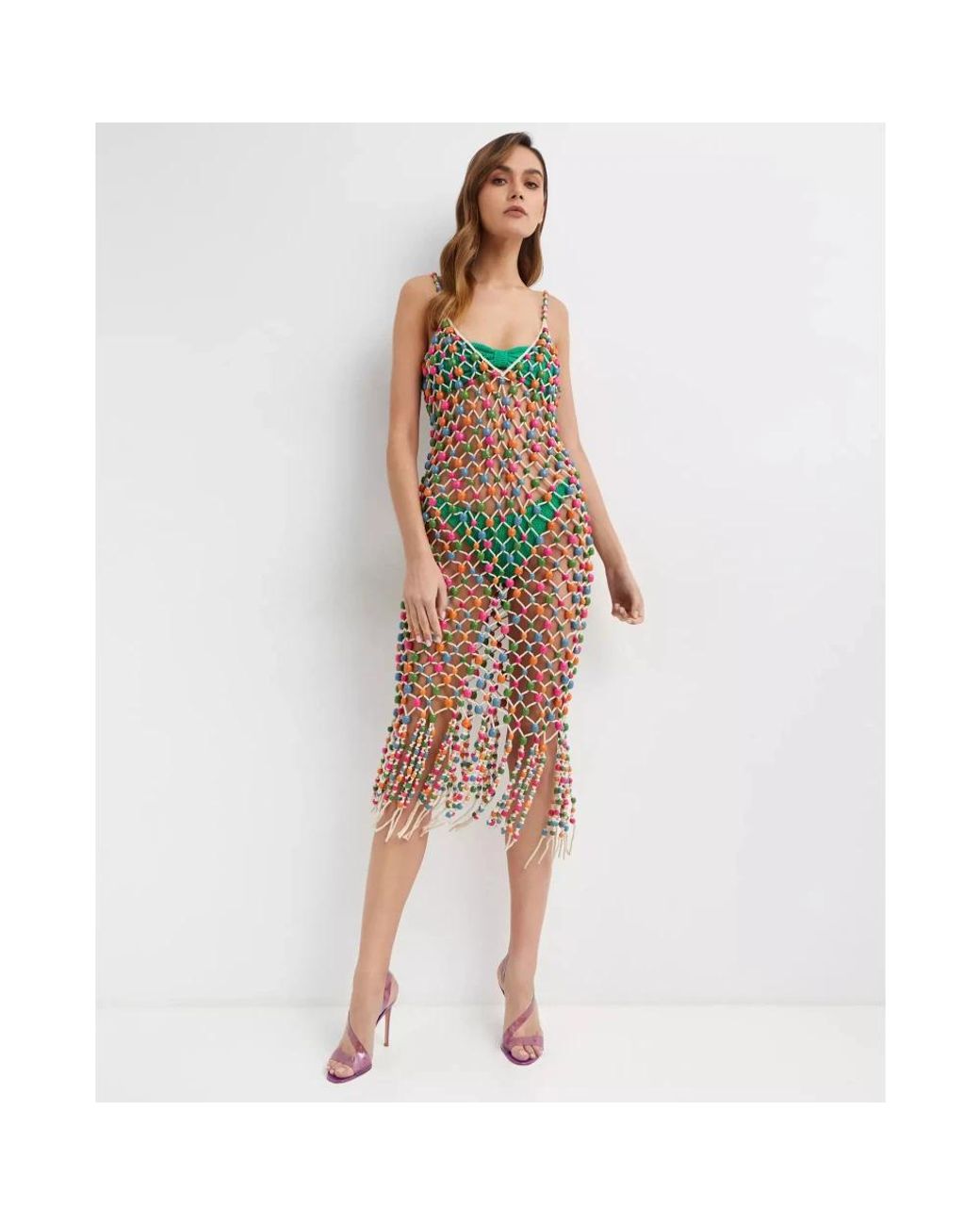 retroféte Multicolor Midi Dresses