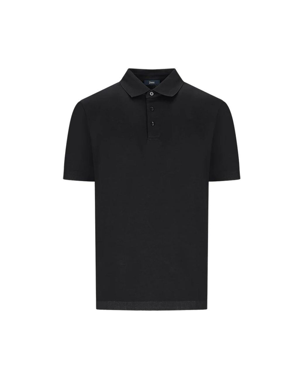 Herno Black Polo Shirts for men