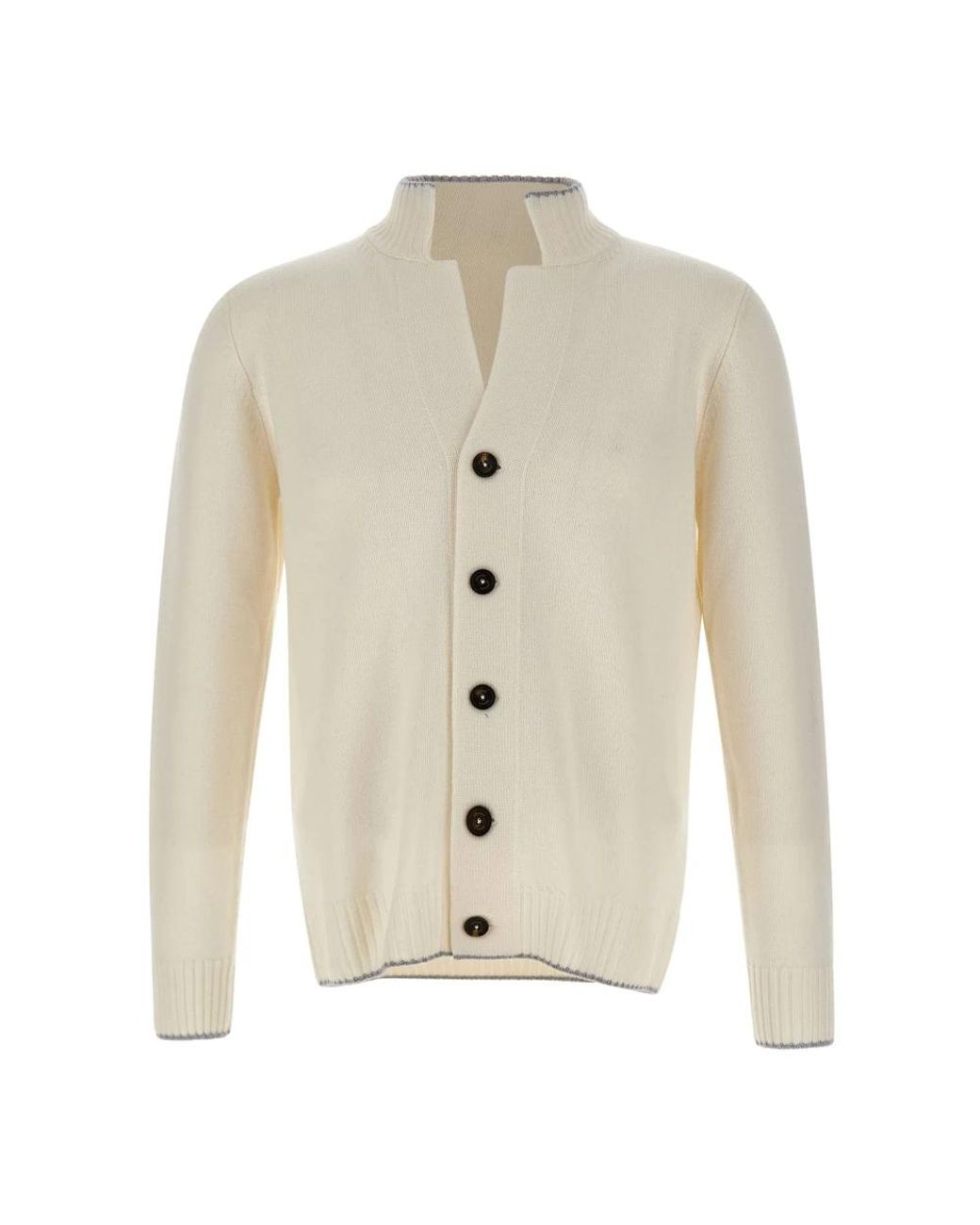 Cardigans Eleventy de hombre de color White