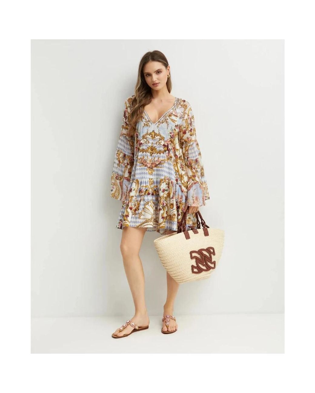 Camilla Metallic Summer Dresses