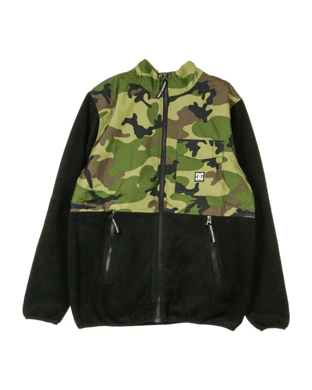 DC Shoes Jassen ,Veelkleurig Camo Fleece Jas in het Green voor heren