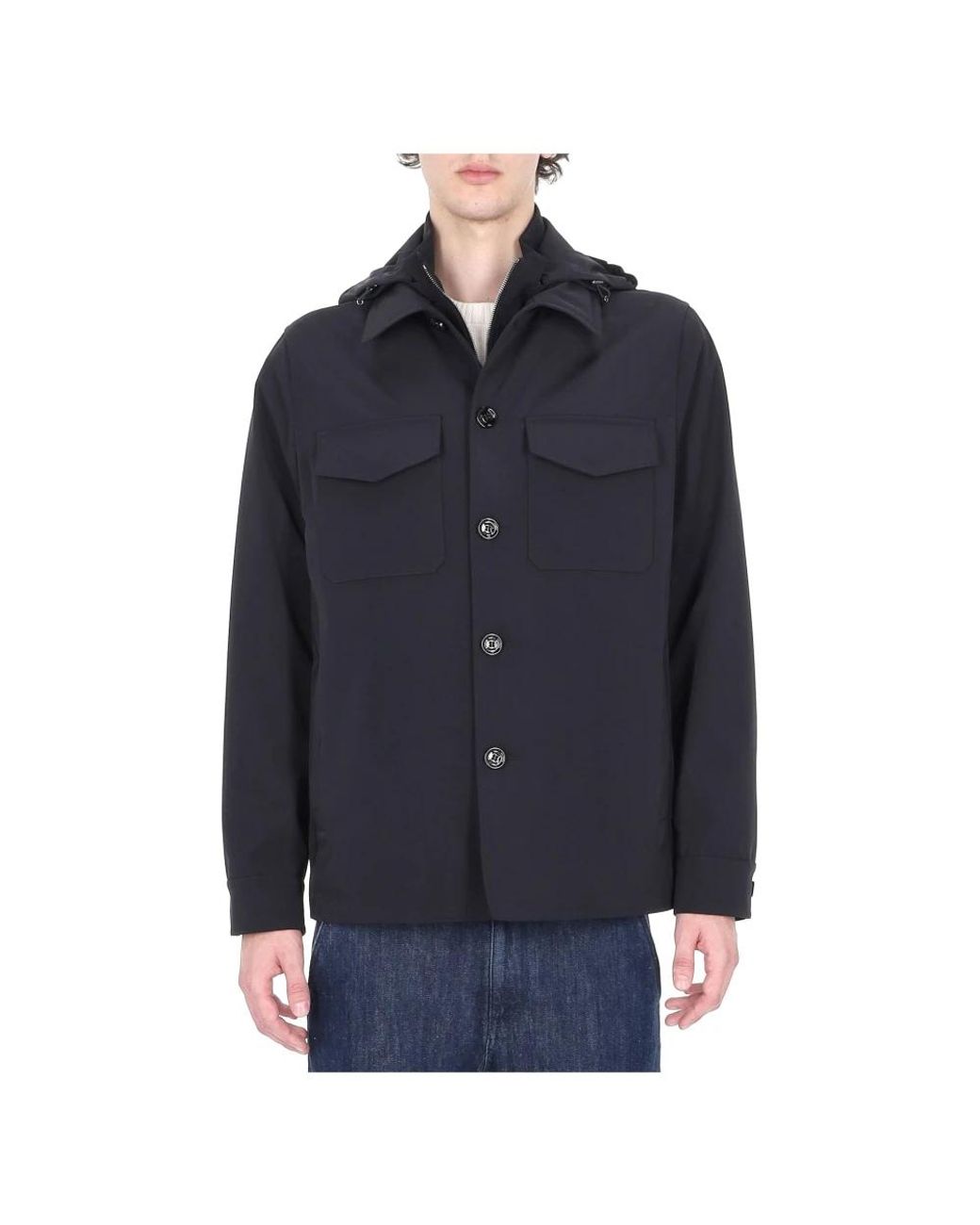 Moorer Blue Light Jackets for men