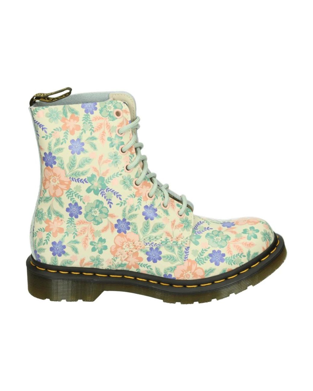 Dr. Martens Green Lace-Up Boots