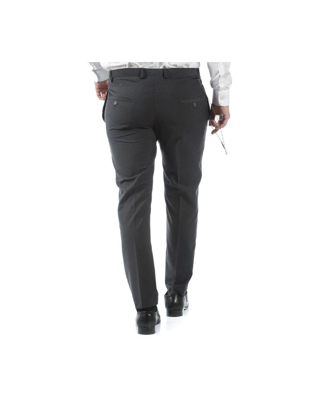 Daniele Alessandrini Gray Suit Trousers for men