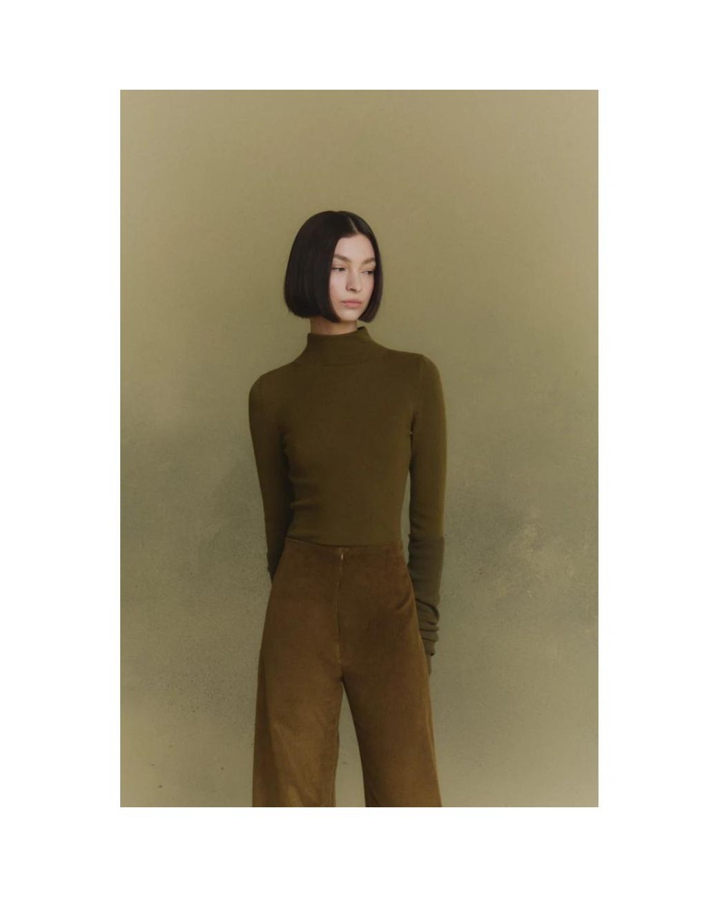 Cortana Green Cashmere Knitwear