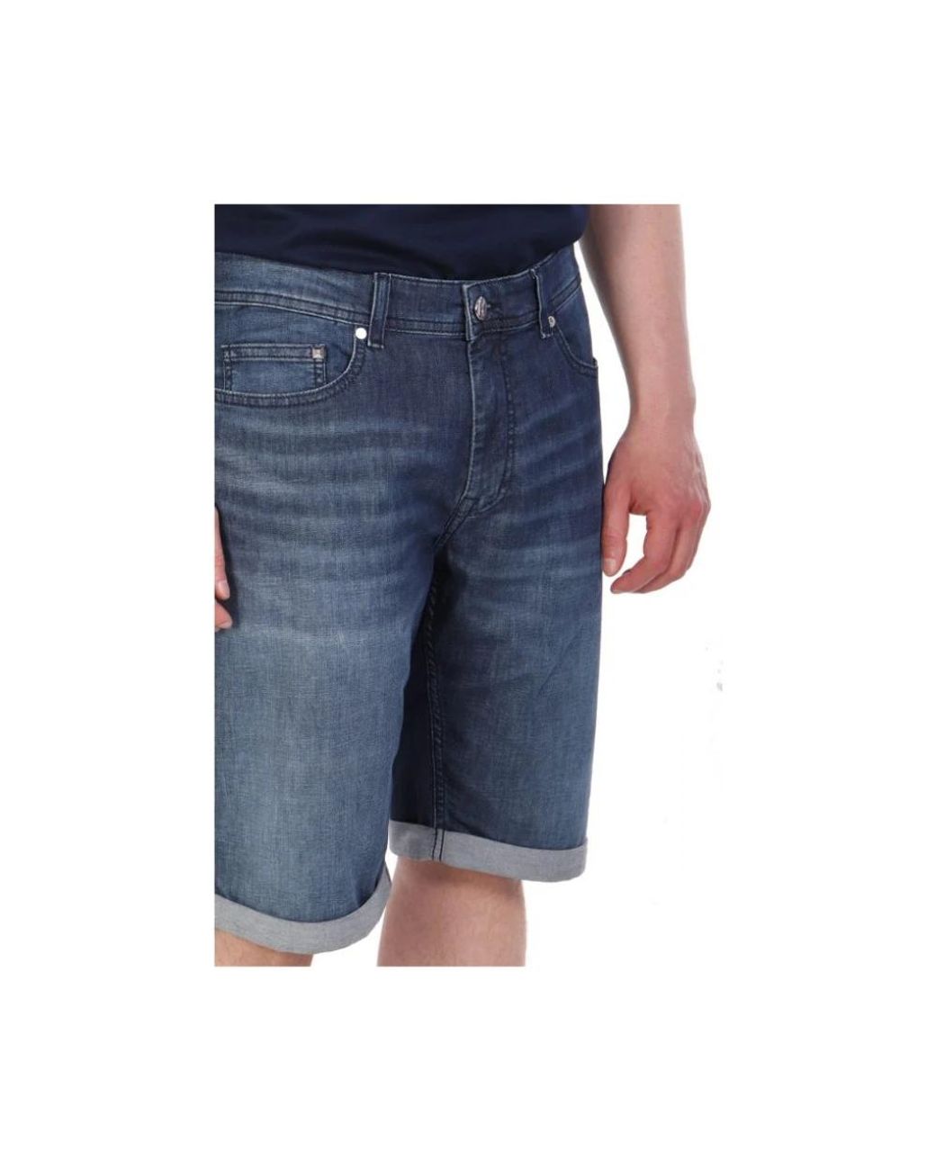 Karl Lagerfeld Blue Denim Shorts for men