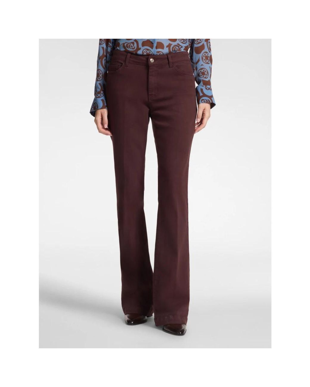 Flared Jeans Elena Miro de color Brown