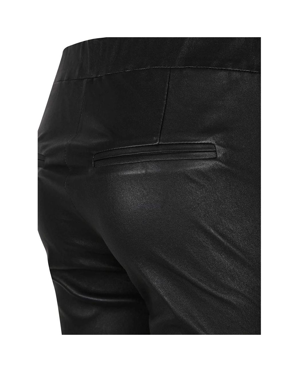 Arma Black Leather Trousers