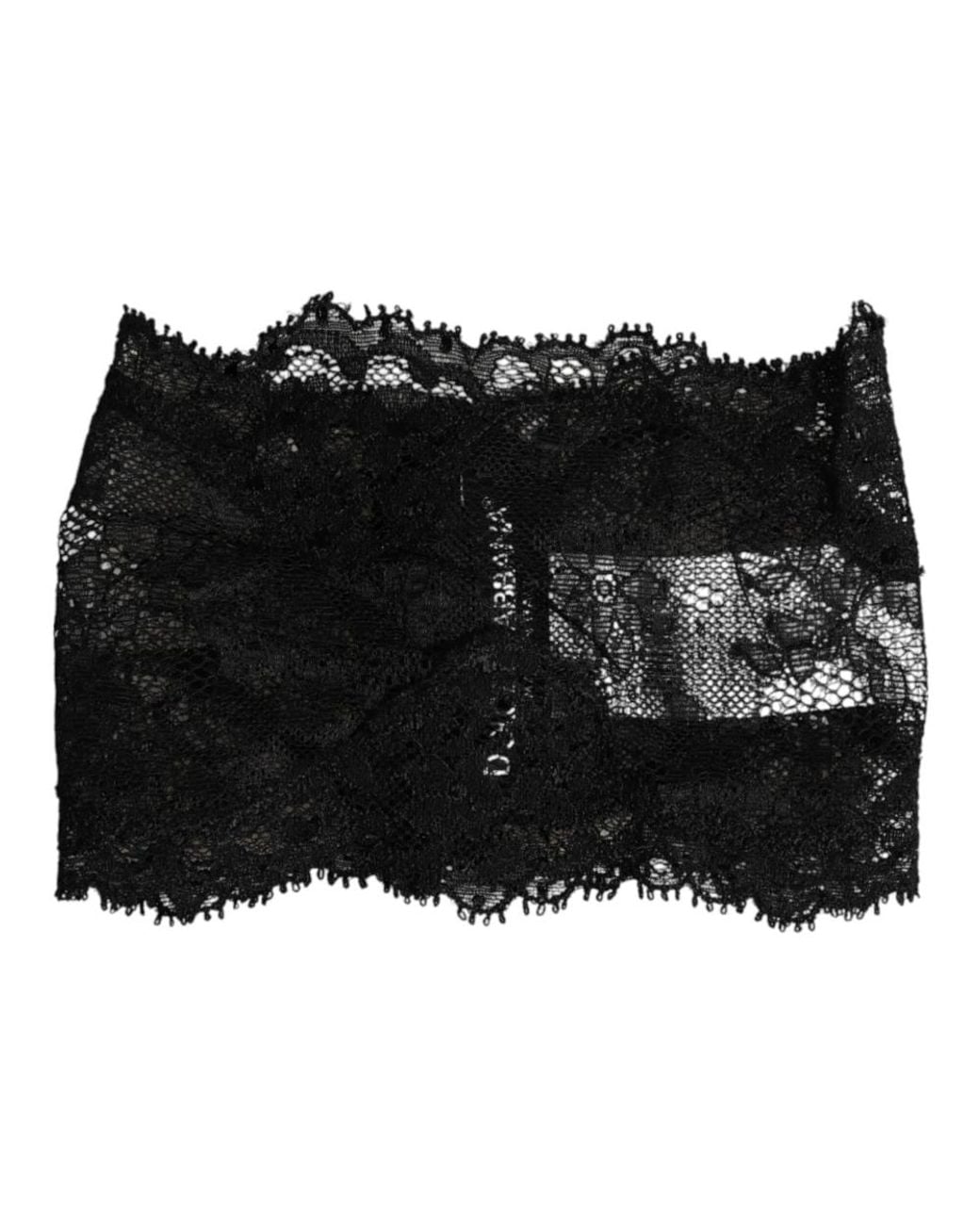 Dolce & Gabbana Black Silk Scarves