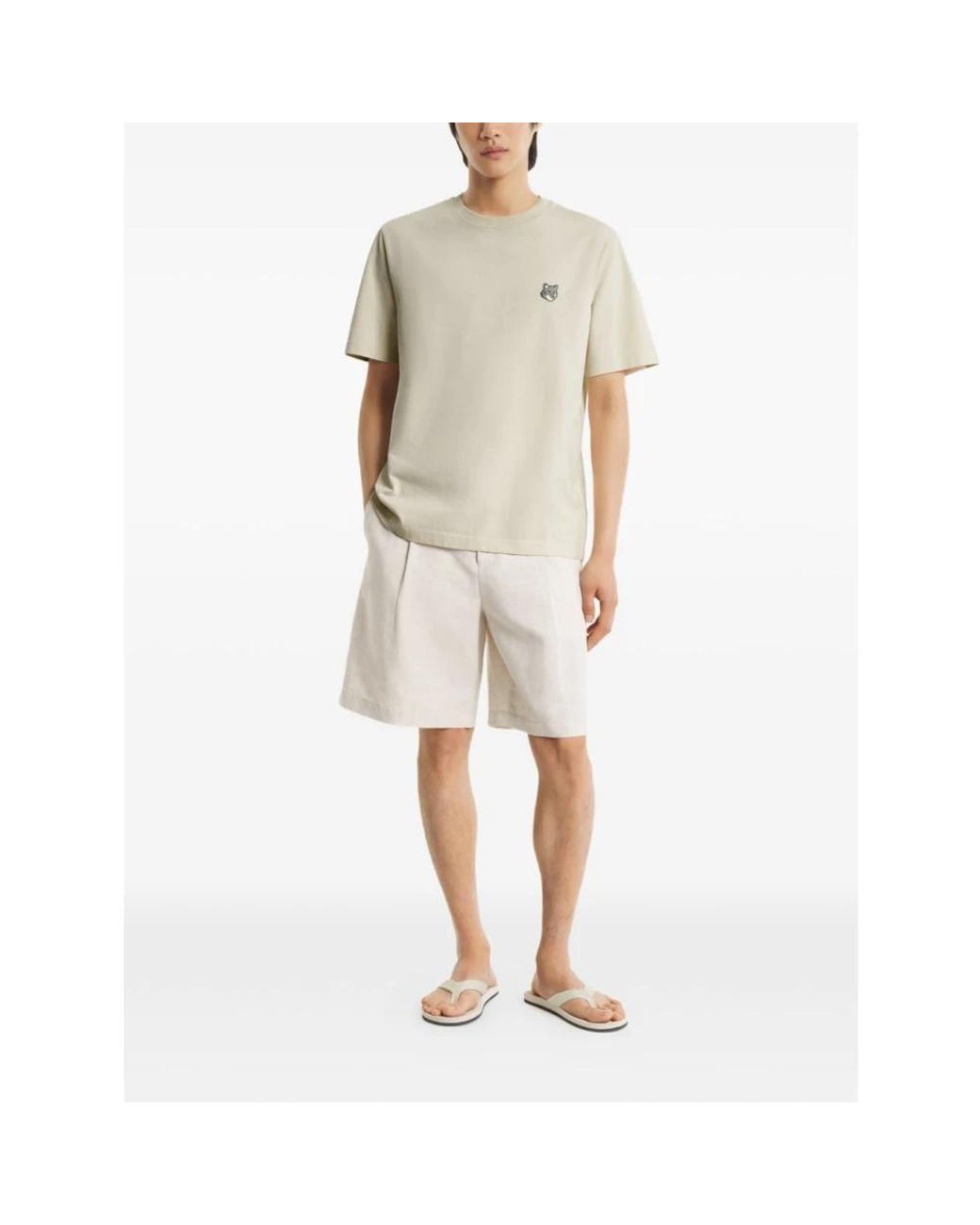 Maison Kitsuné Natural T-Shirts for men