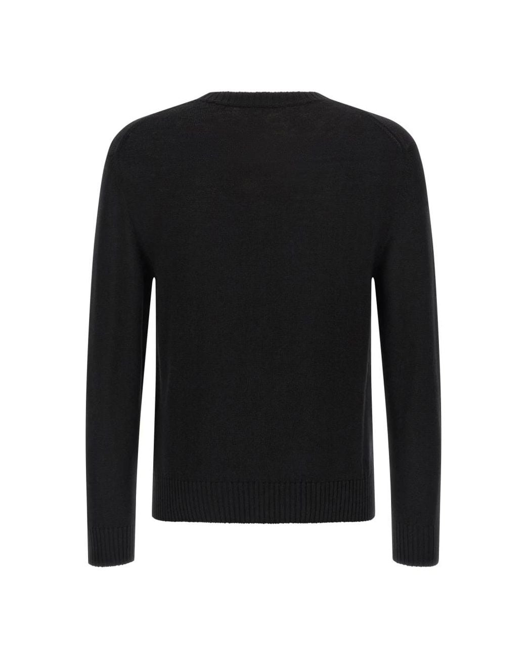 Jil Sander Black Round-Neck Knitwear for men