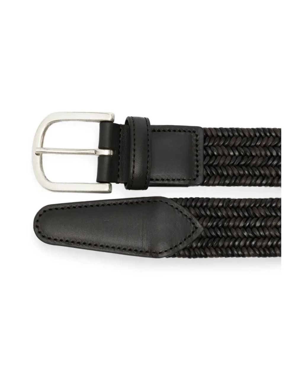 Canali Ledergürtel in Black für Herren