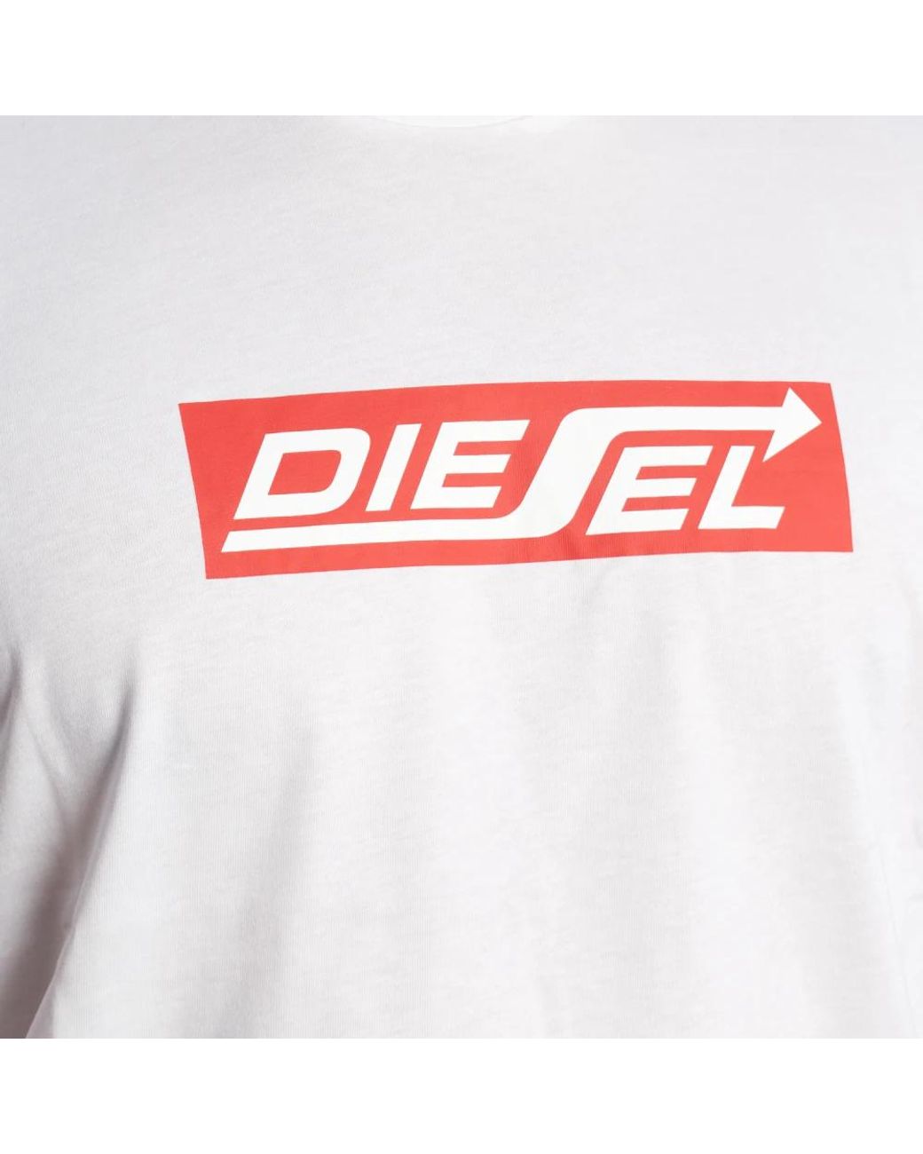 DIESEL White T-Shirts for men