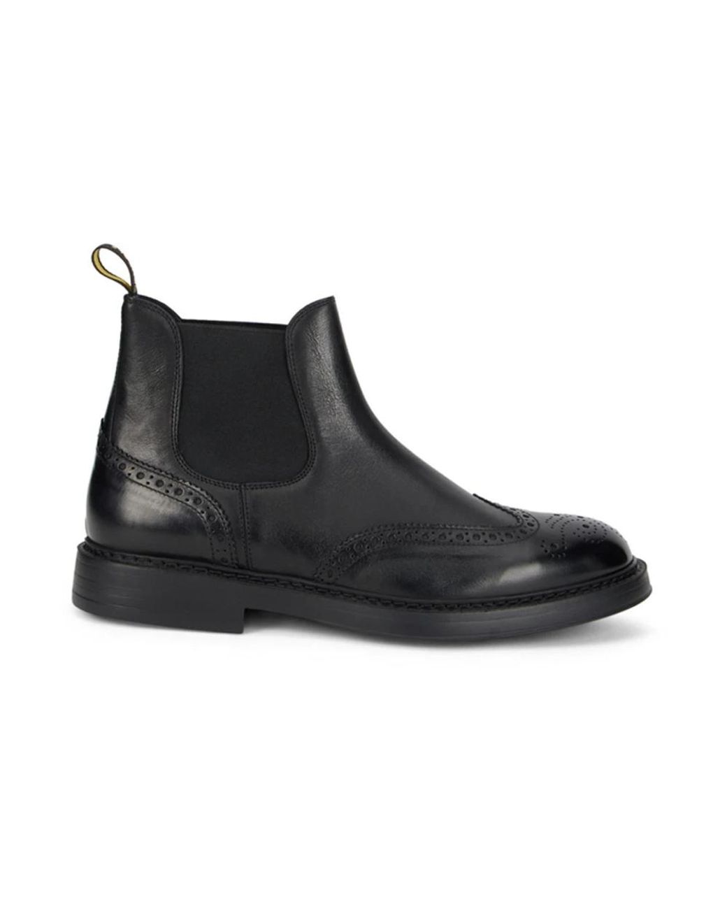 Doucal's Wingtip Chelsea Boot in Black für Herren