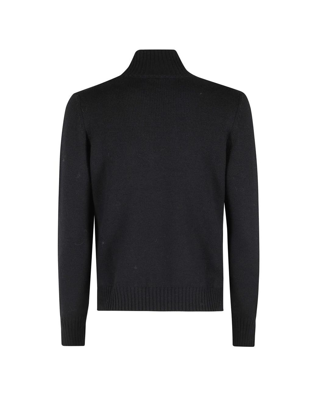 Gran Sasso Black Turtlenecks